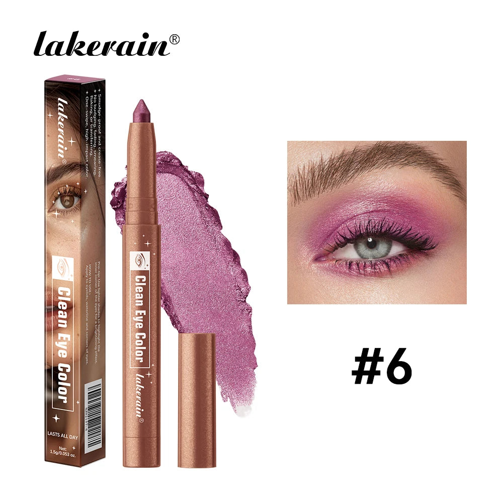 Lakerain Eyeshadow Pencil Long Lasting Smudge Resistant Liner