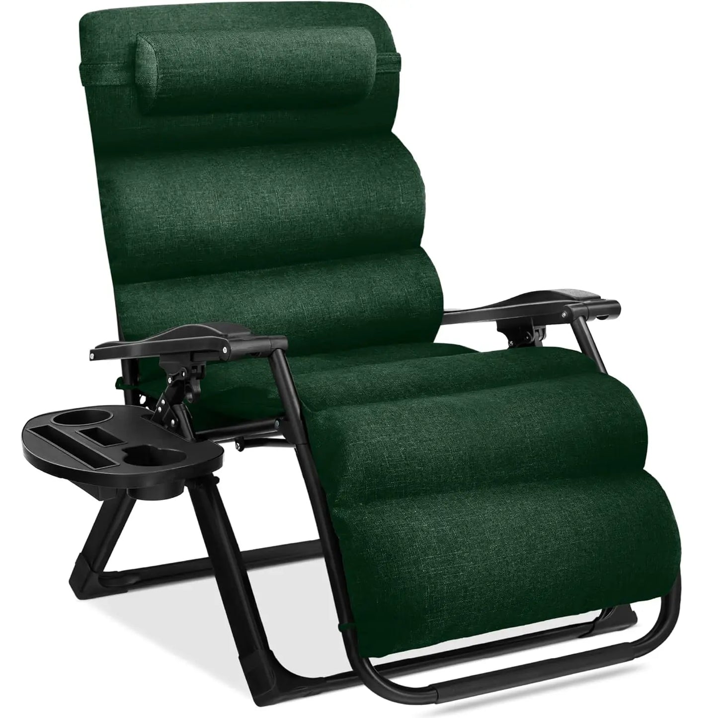 Zero Gravity Recliner Chair With Cup Holder Side Tray Outdoor