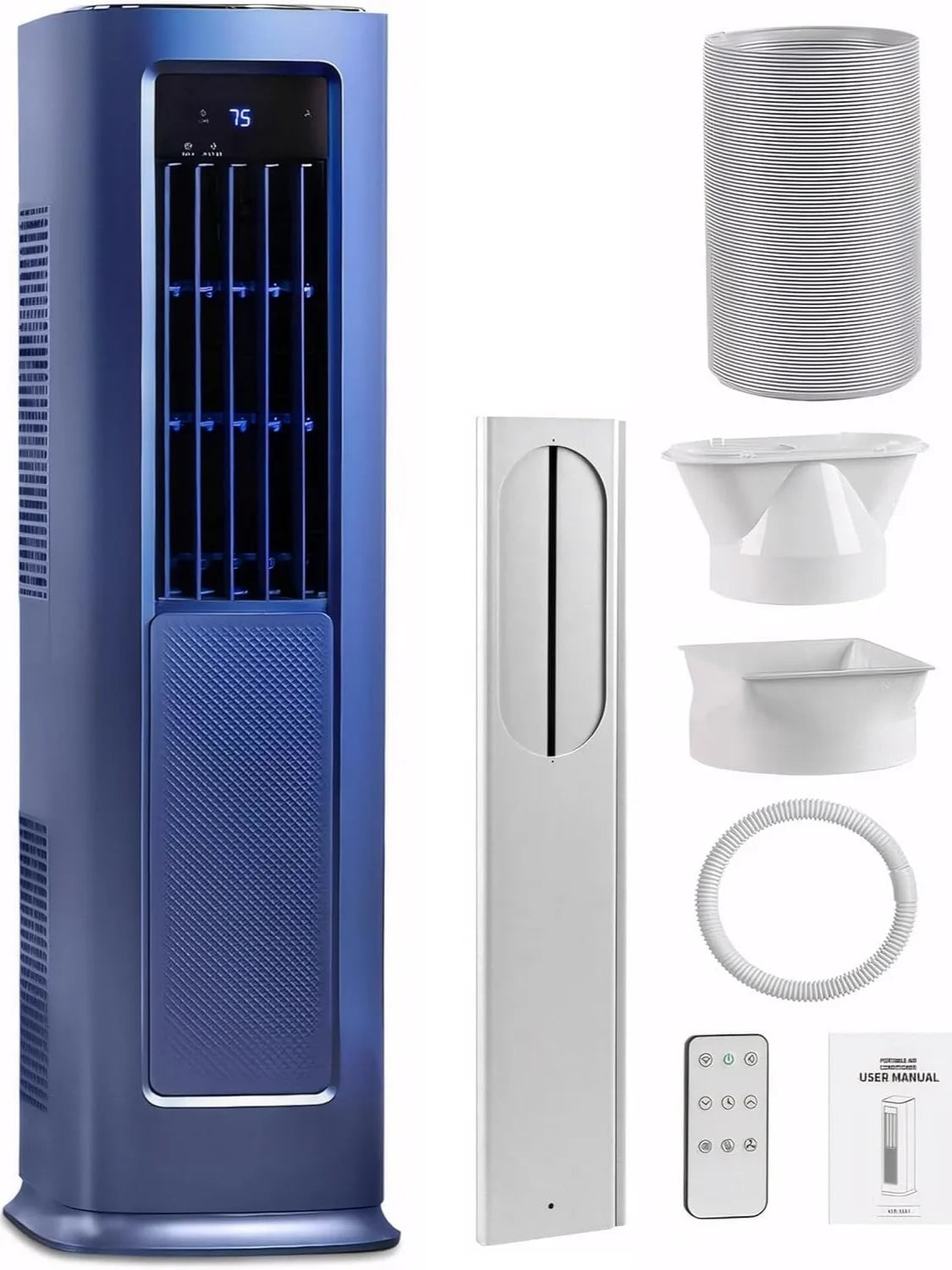 AIRPLUS Smart Portable Air Conditioner for Bedroom With Dehumidifier