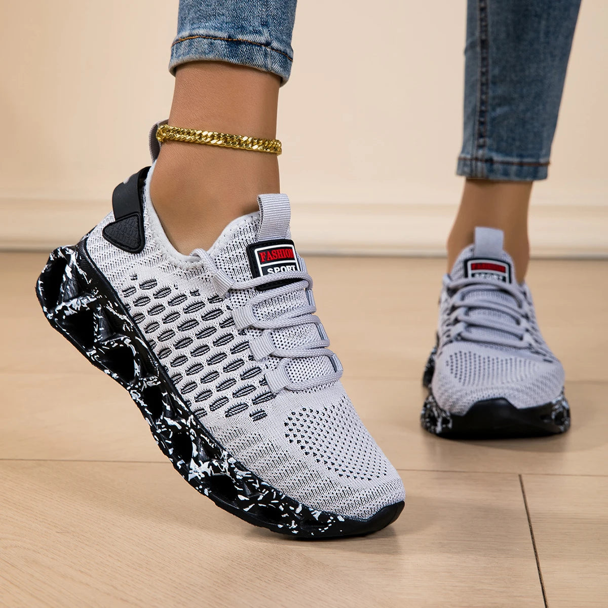 Breathable Air Mesh Running Shoes for Men and Women