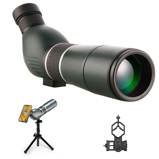 20 To 60x Zoom Bird Watching Telescope 45 Degree Oblique HD