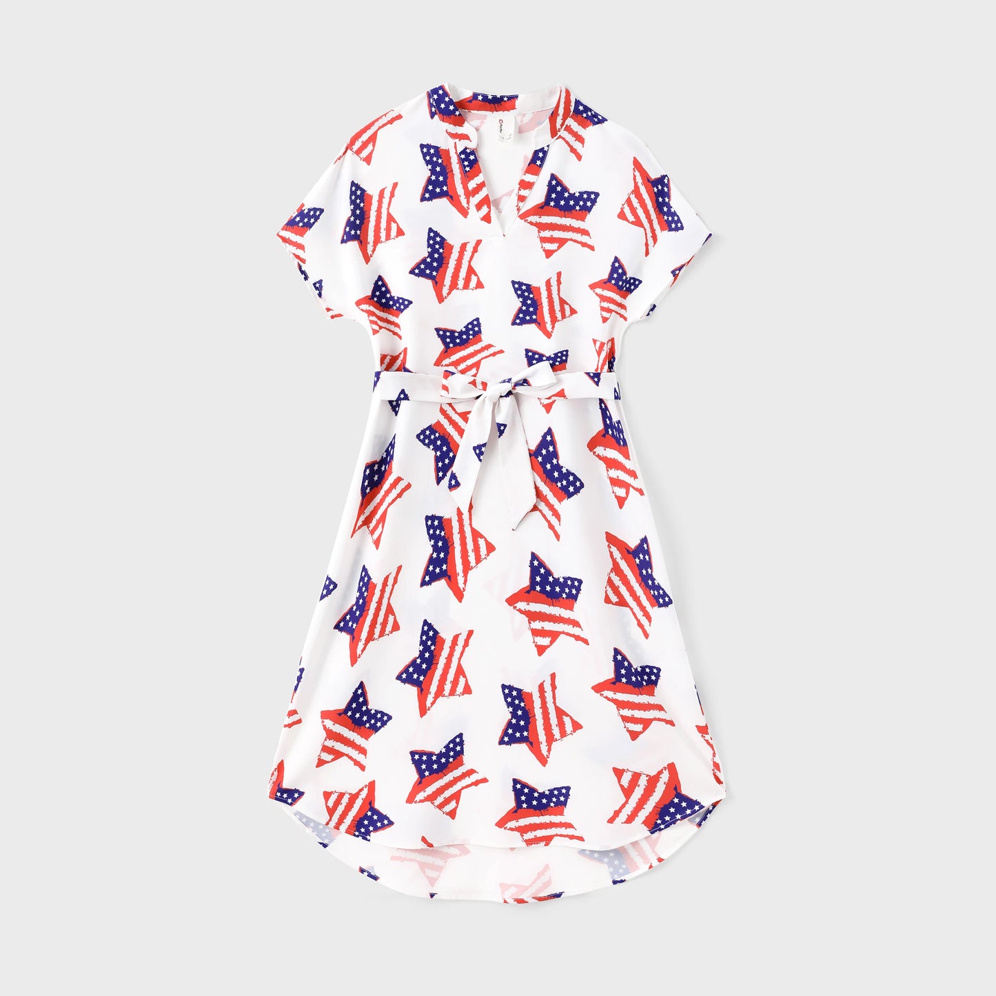 PATPAT Independence Day Family Matching Outfits Star Print Set