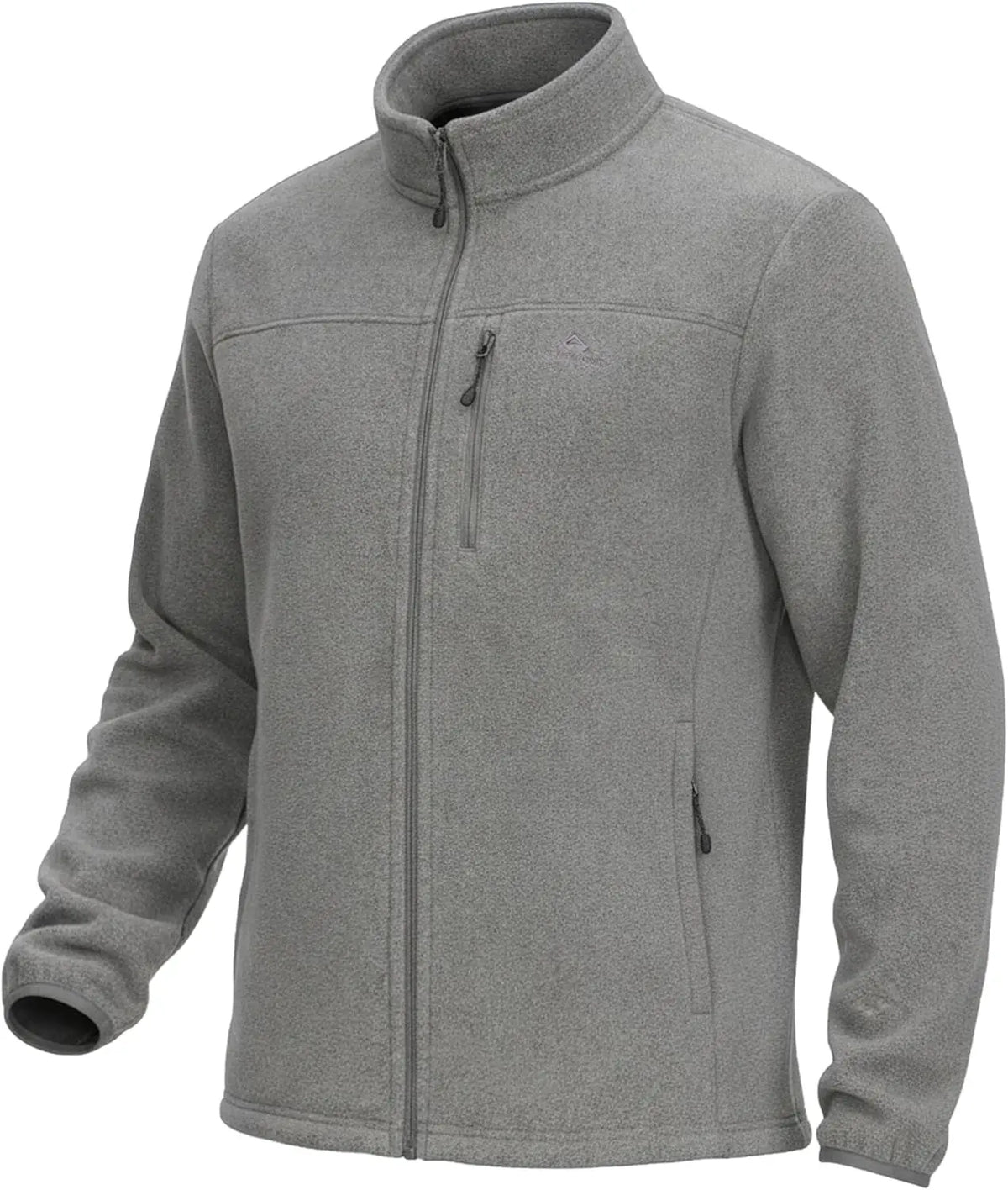 Pioneer Camp Fleece Jacket Men Full Zip Polar Lightweight Windproof Casual Soft Warm Outwear Outdoor Coat with Chest Pocket