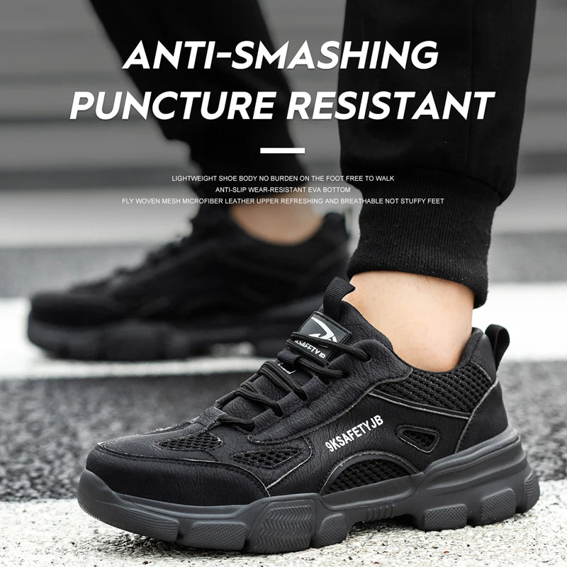 Kankeirr Indestructible Steel Toe Safety Shoes For Men And Women