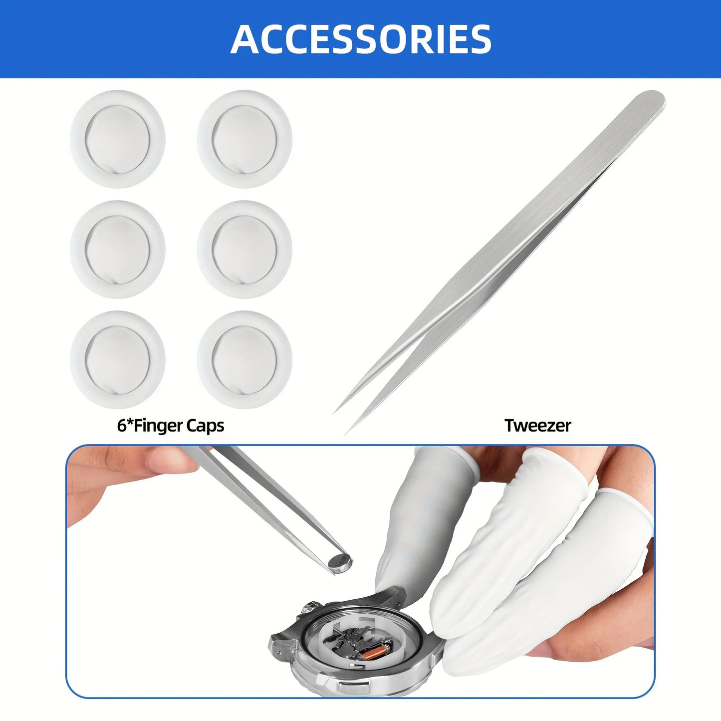 Watch Repair Kit Professional Tools Set 224 Pieces