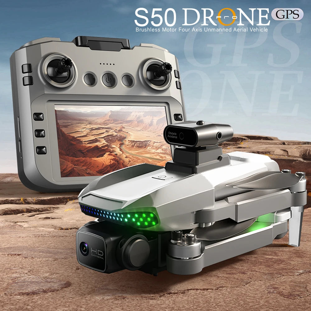 EY S50 Pro GPS QuadcopterPro Real-Time High-Definition Camera Obstacle-Avoidance