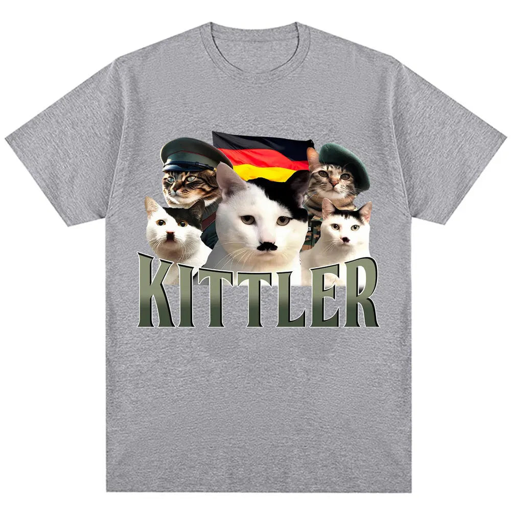 Hilarious Cat Meme T Shirt Unisex O Neck Cotton Streetwear