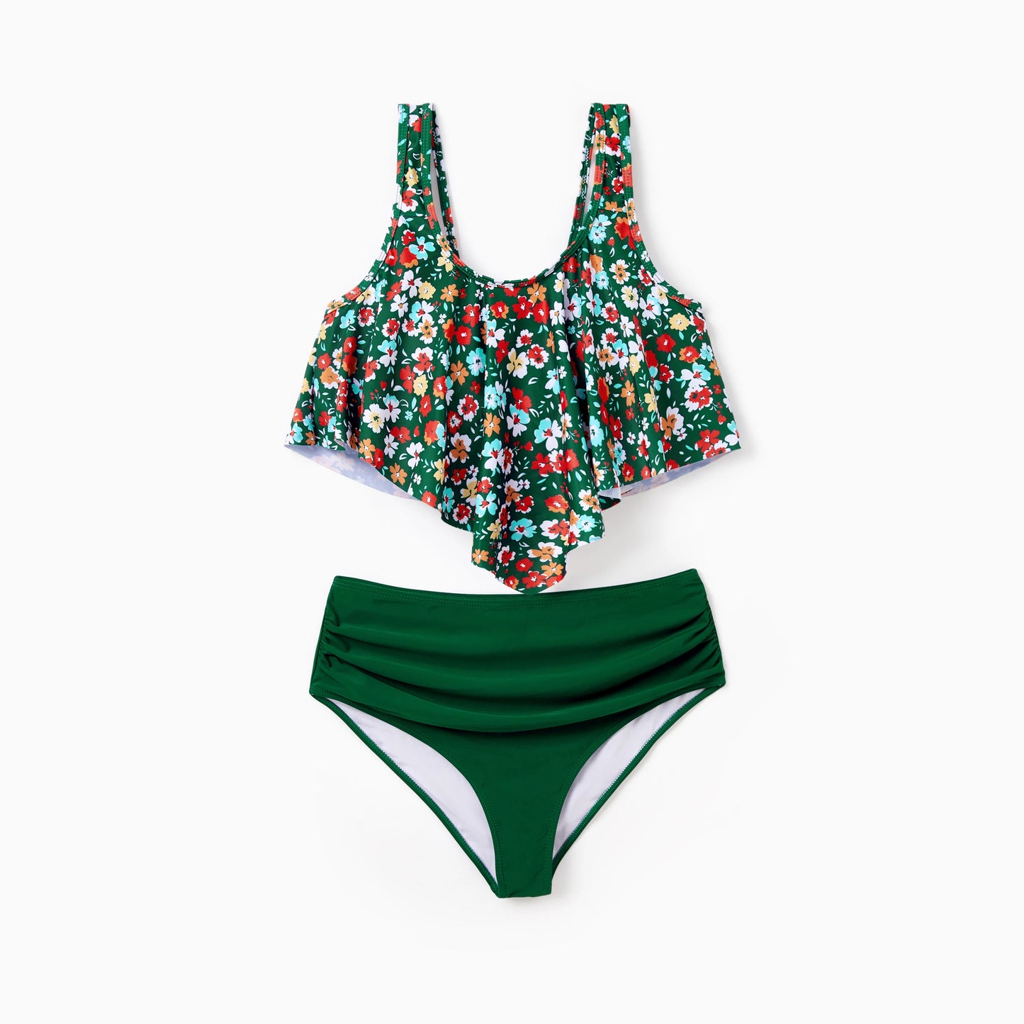 PATPAT Two Piece Halter Swimsuit For Girls And Moms