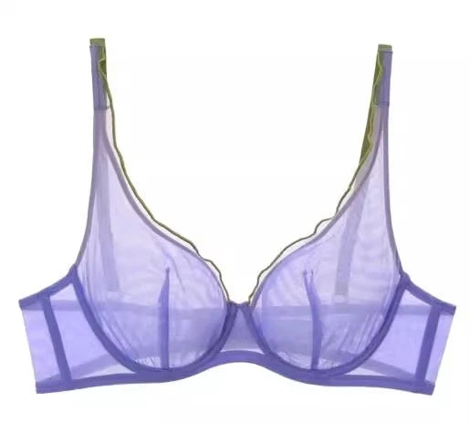 Moyiusu Minimiser Underwire Bra Set With Mesh Lace