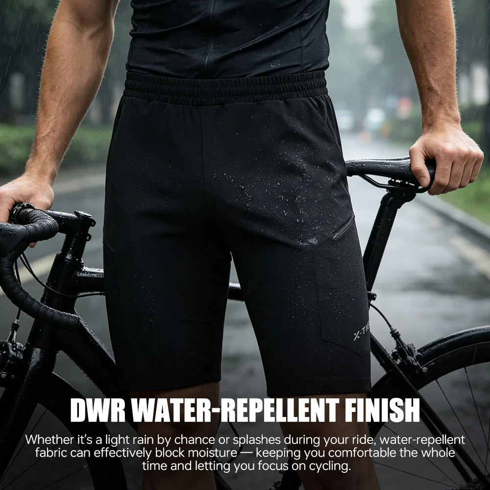 X-TIGER 2 In 1 Cycling Shorts Padded For Mountain MTB