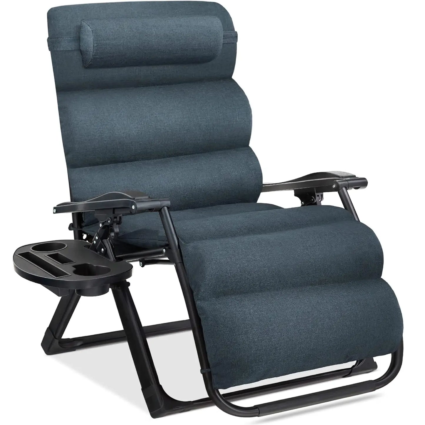 Zero Gravity Recliner Chair With Cup Holder Side Tray Outdoor