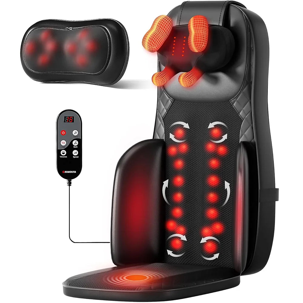 HIMOUTA 3in1 Shiatsu Massage Cushion With Heat For Full Body