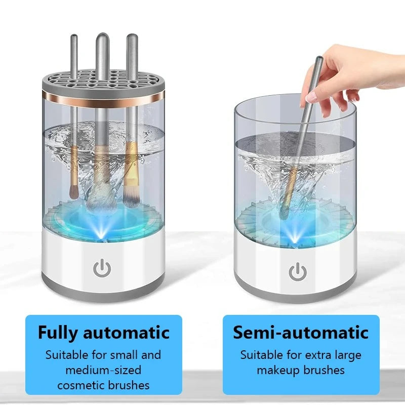XMSJ 3 In 1 USB Portable Electric Makeup Brush Cleaner