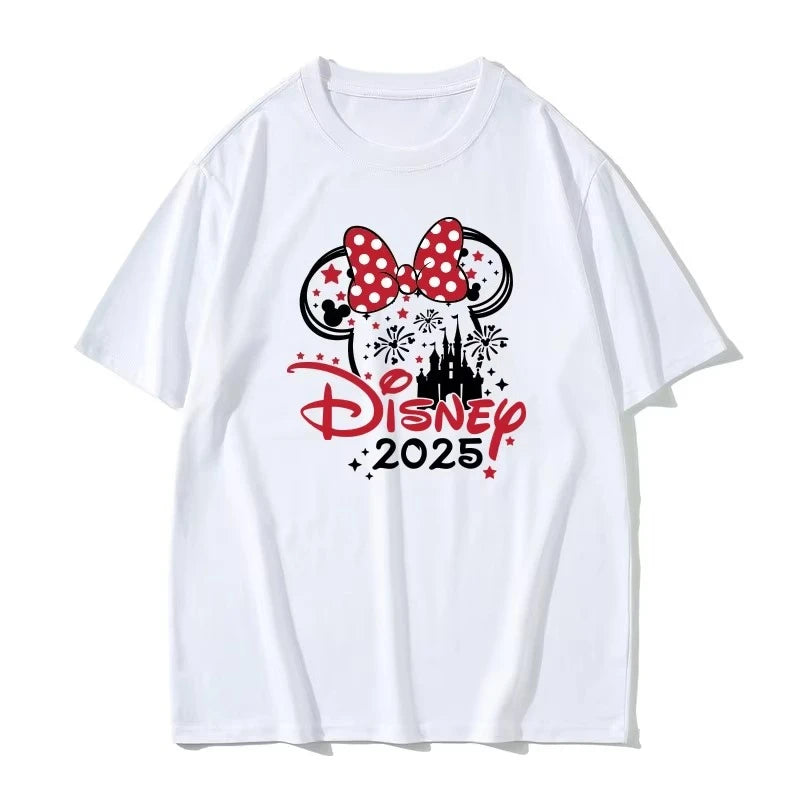 Disney Family Cotton T Shirt For Mother Father Son Daughter