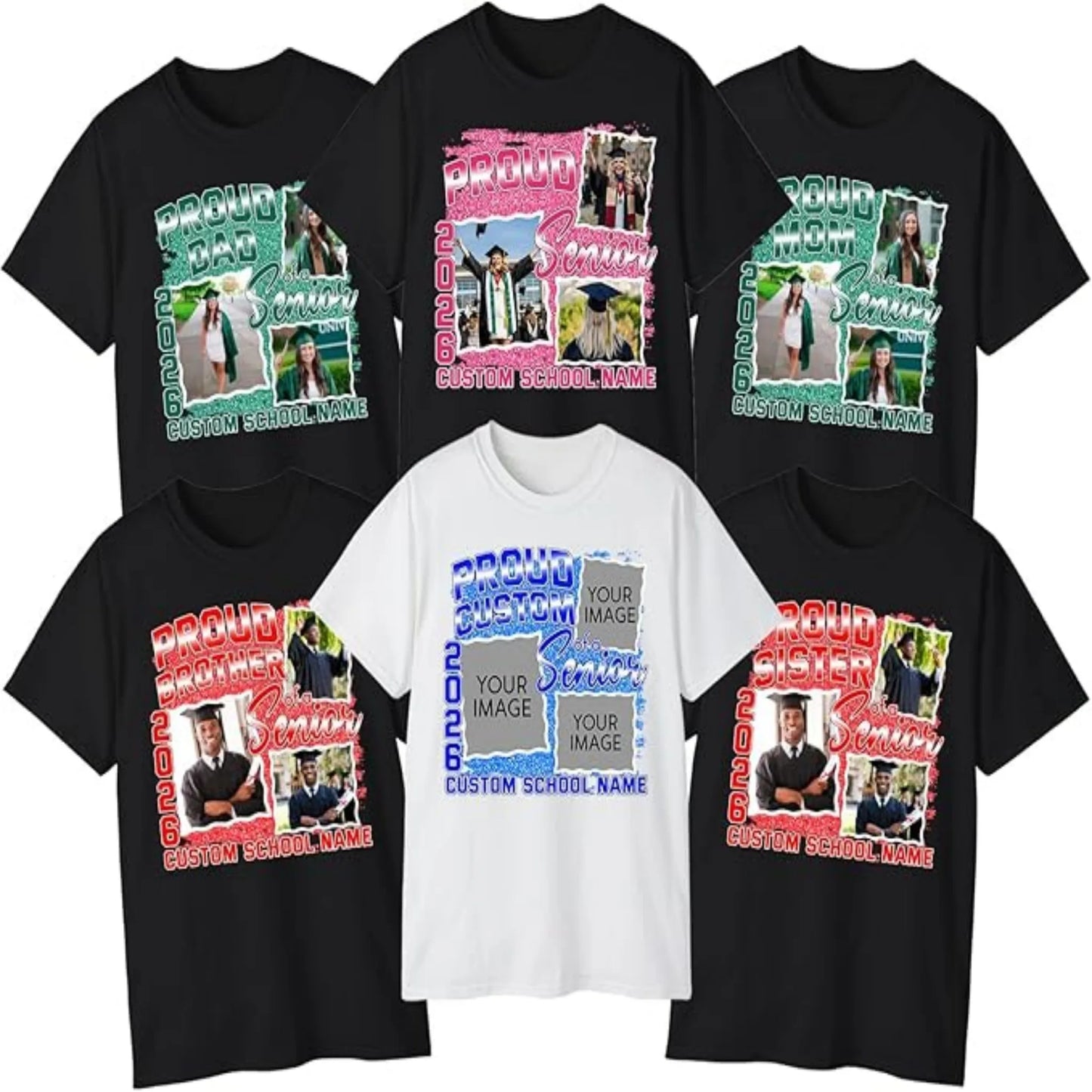 Proud Family Graduate Shirt Custom Photo For Student
