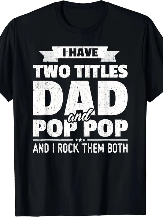 MNHK Father's Day Gift T Shirt Dad And Grandpa Pattern