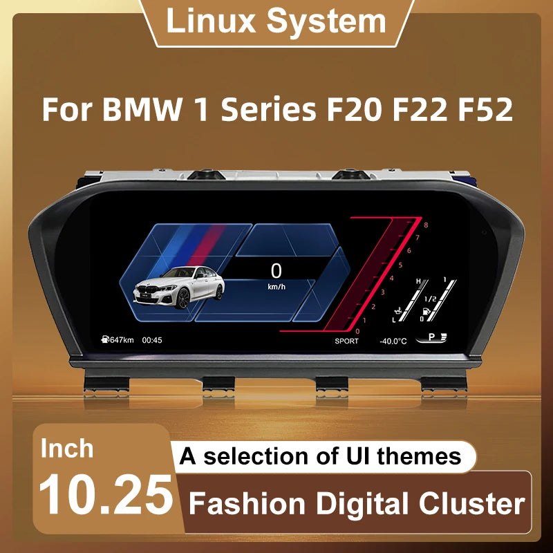 Digital Gauge Cluster For BMW F20 F22 Dashboard Panel Display