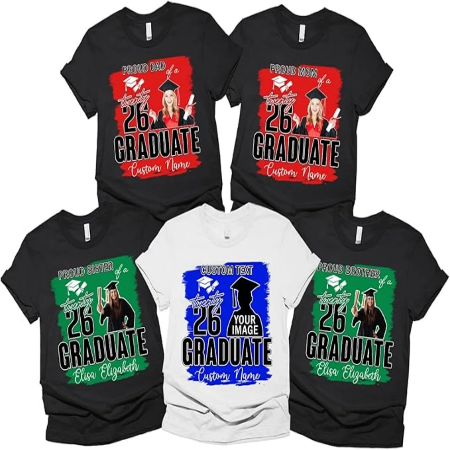 Proud Family Graduate Shirt Custom Photo For Student