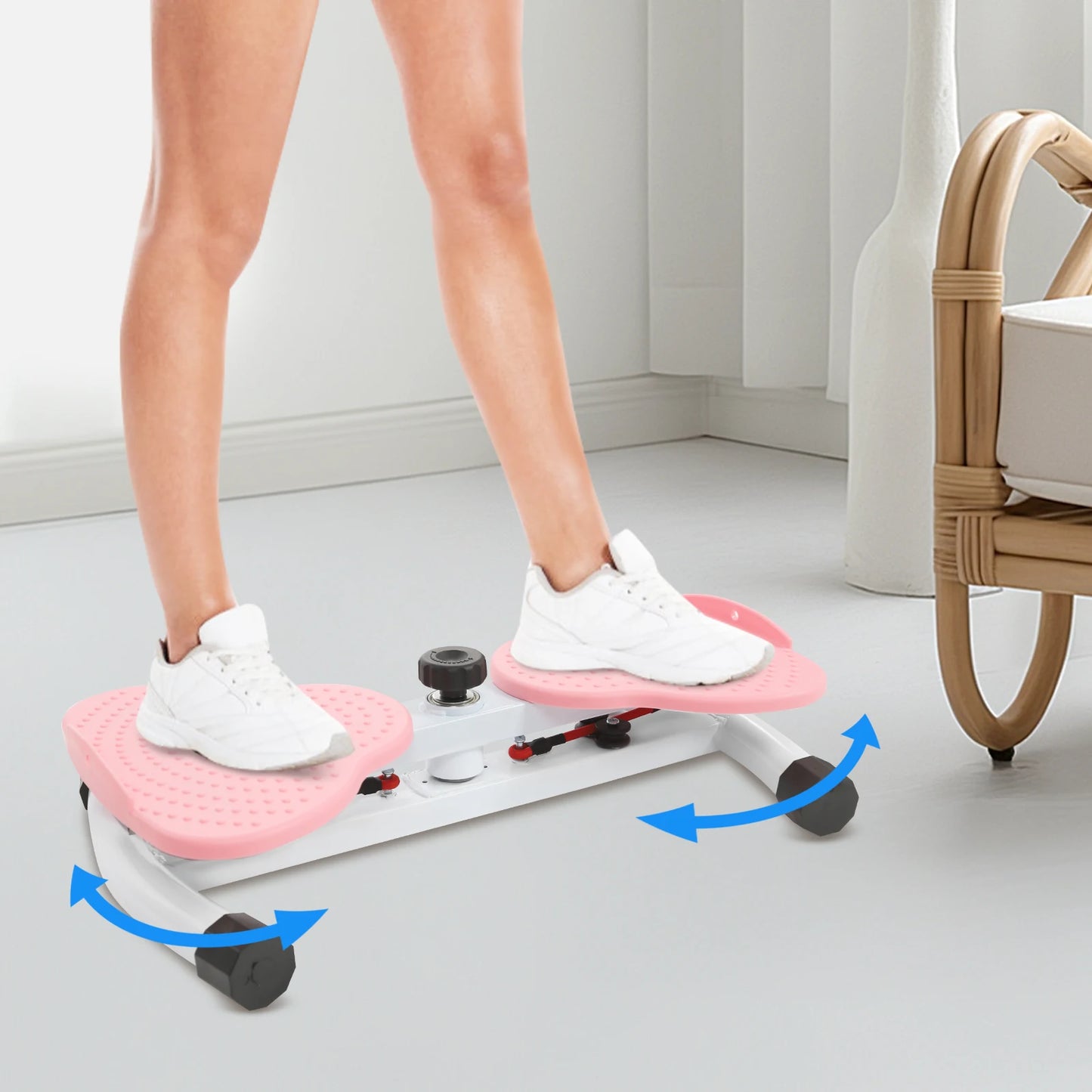 Waist Twister Exercise Machine With Resistance Bands 220Lbs Capacity