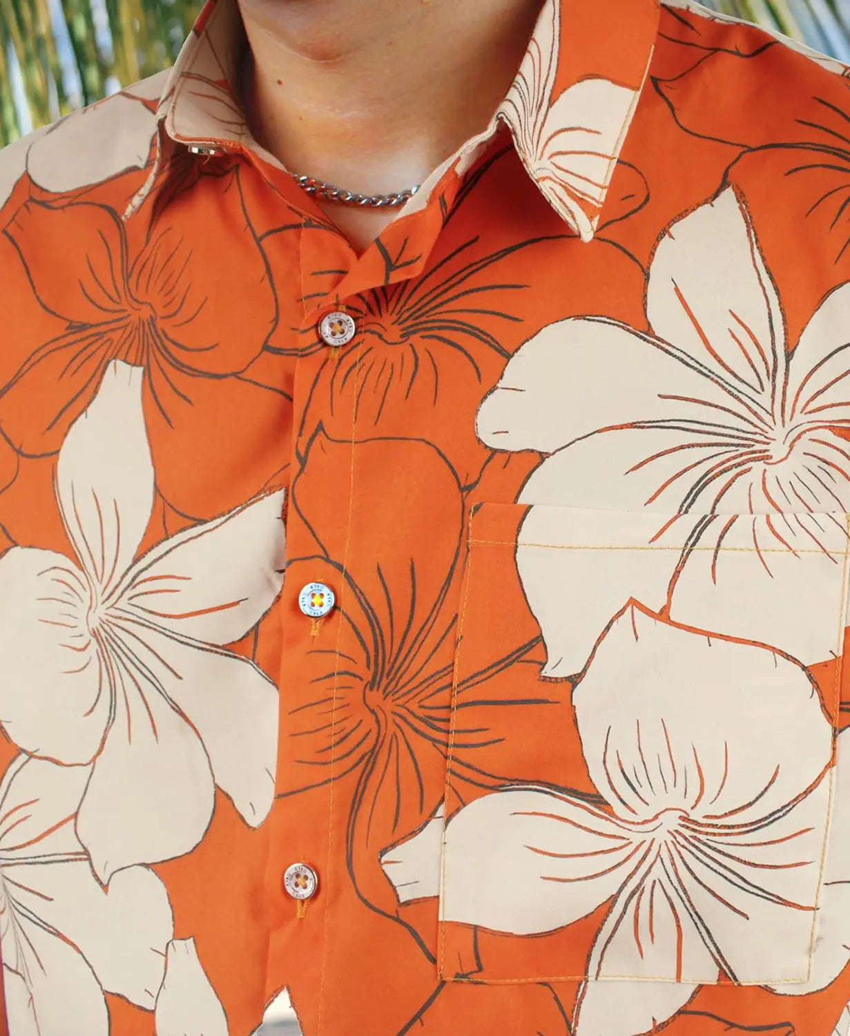 KYKU Hawaiian Shirt For Men Beach Vacation Button-Down Short Sleeve