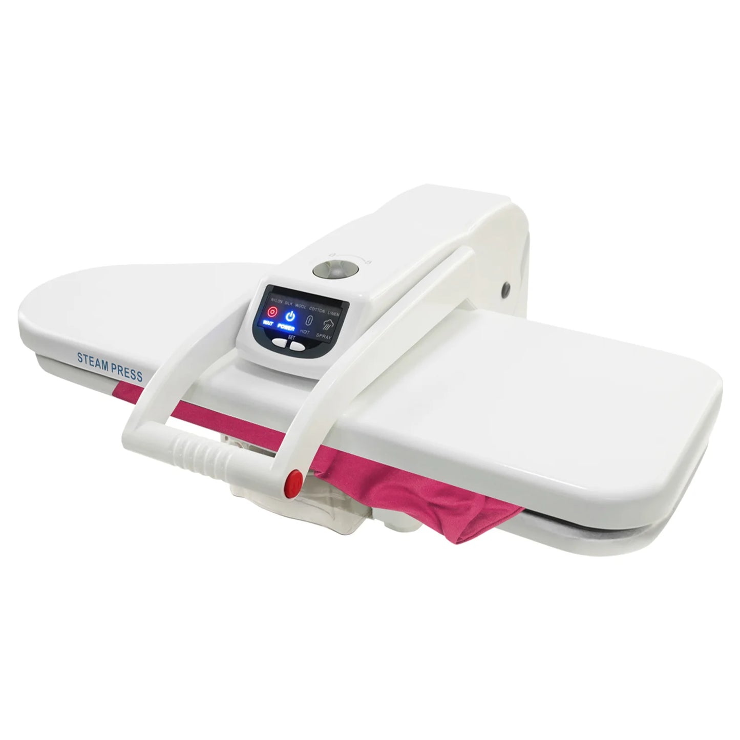 Bymaocar 1600W Intelligent Steam Press With Touchscreen And Fabric Settings