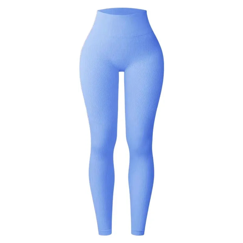 Seamless Knit Women's Yoga Pants High Waisted Leggings