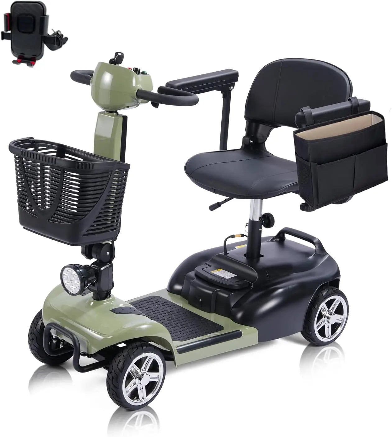 4 Wheel Mobility Scooter With Seat And Removable Battery