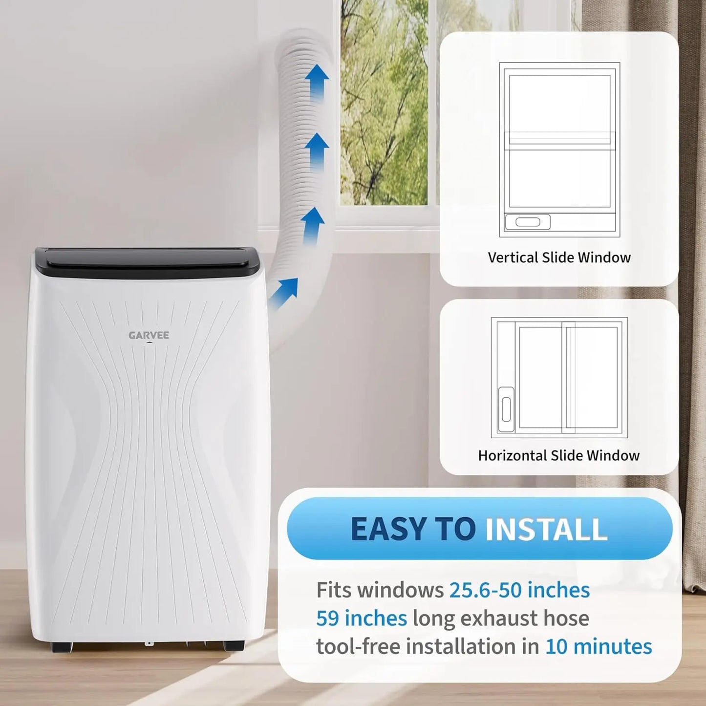 Acekool 12000 14000 BTU Portable Air Conditioner 3 in 1