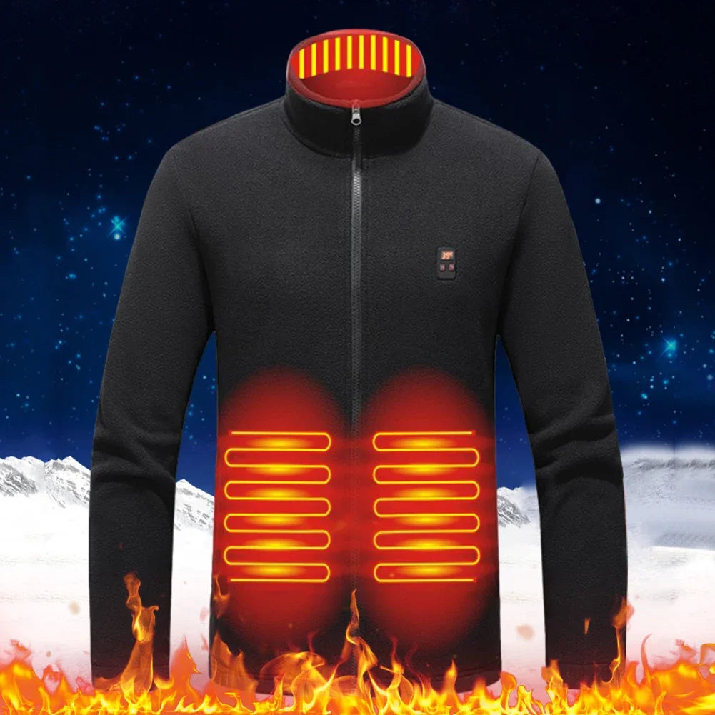 Nine Heated Zones USB Charging Heated Jacket Waterproof