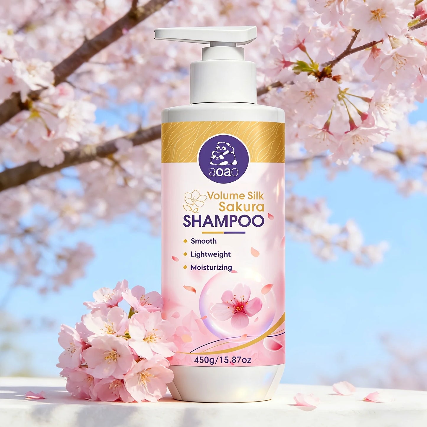 Aoao Sakura Blossom Amino Acid Shampoo For Volumizing Oil Control