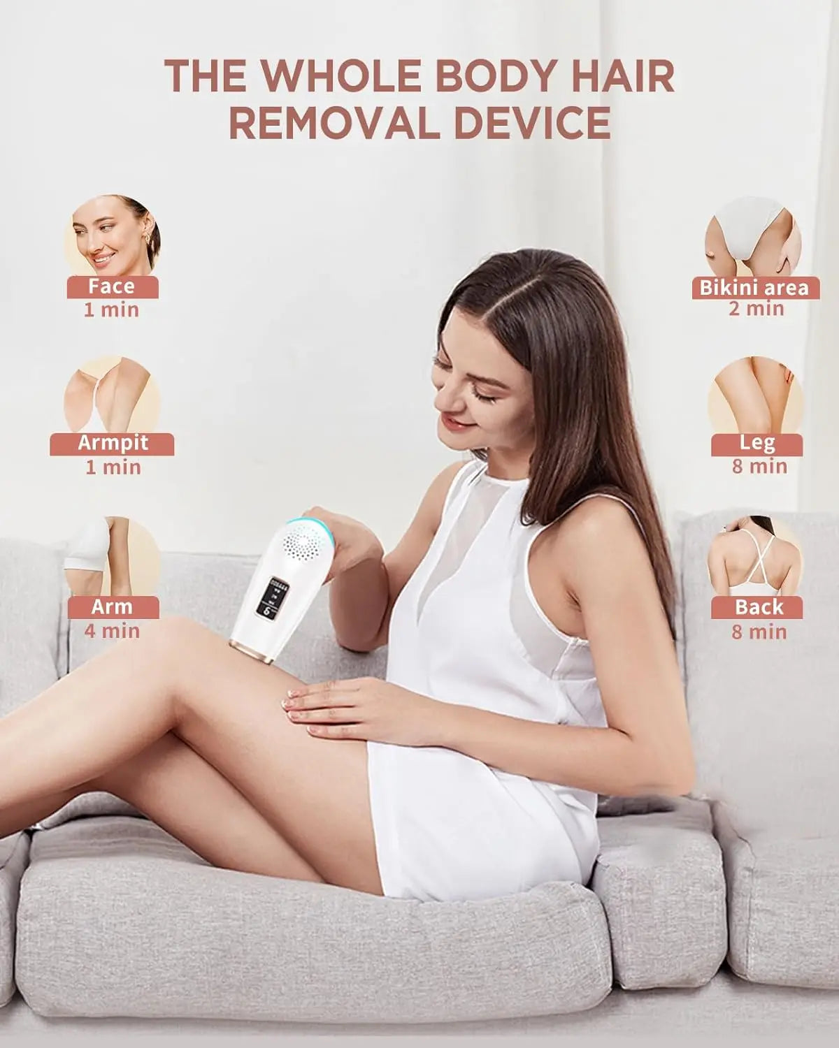 999900 Flashes IPL Hair Removal Safe Permanent Painless Epilator Face Body Arms Leg Whole Body Treament For Men Women Home Use