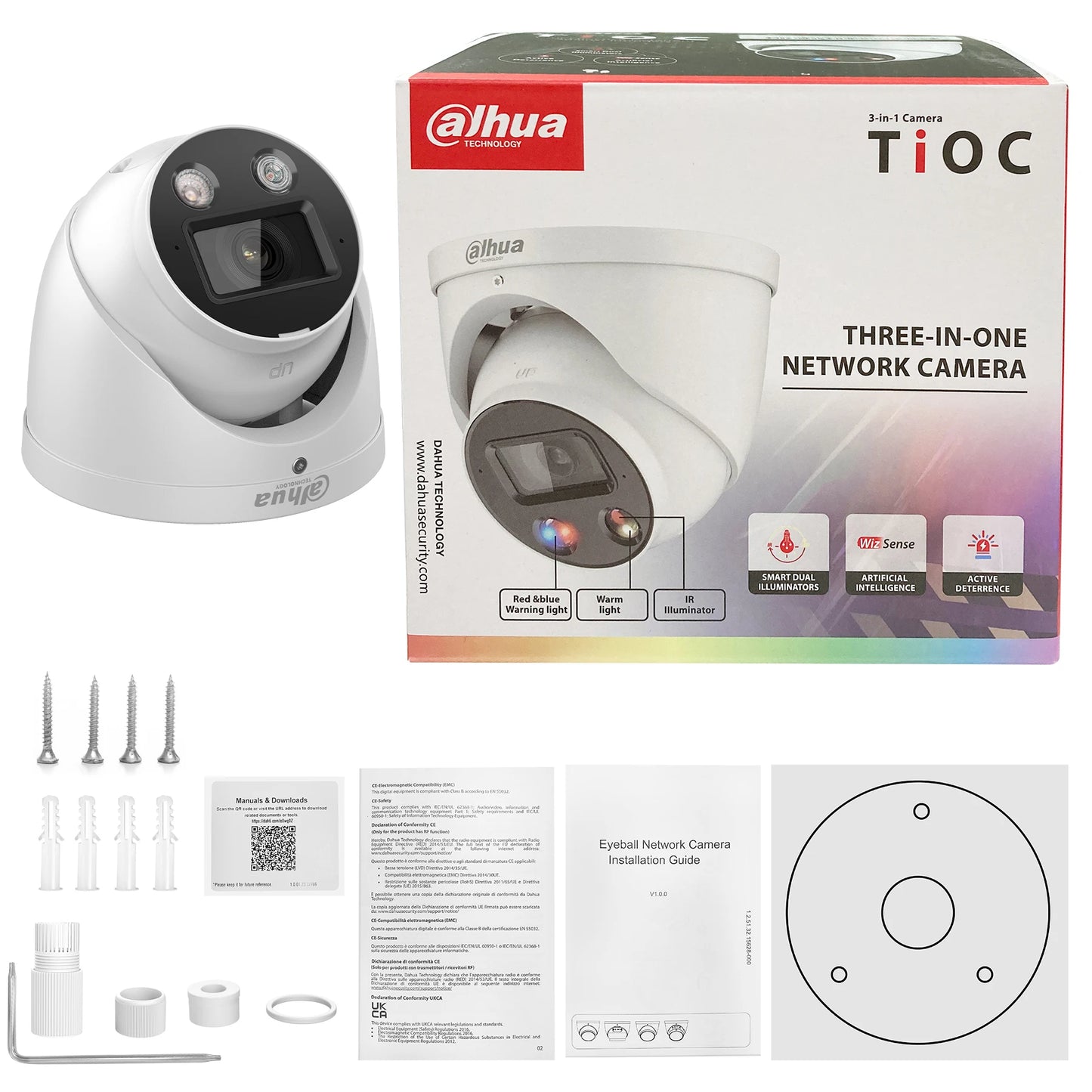 Dahua 8MP IPC-HDW3849H-AS-PV S5 Smart Dual Light Camera