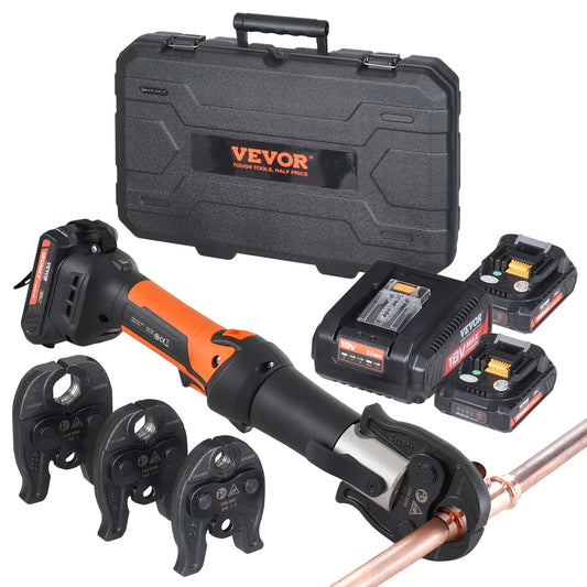 SucceBuy Pro 18V Electric Pipe Crimping Tool Kit With Jaws