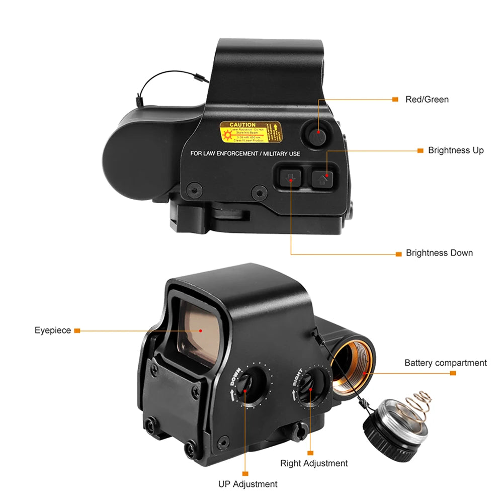 Bestsight Holographic Reflex Sight 551 552 553 558 20mm Mount