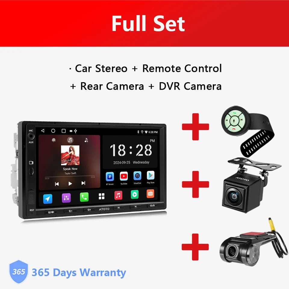 ATOTO Android Car Stereo A5L CarPlay Compatible High Resolution