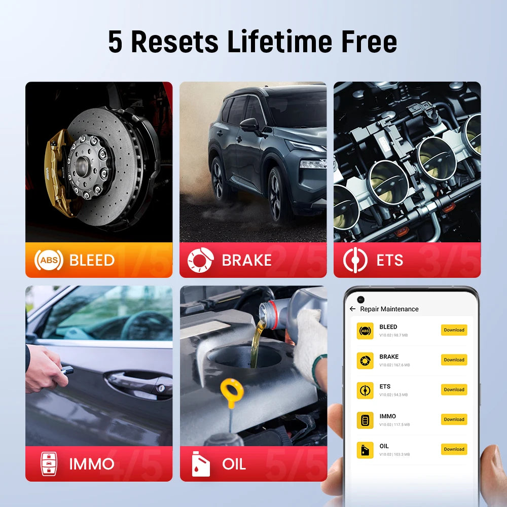 Thinkcar BD6 OBD2 Scanner Bluetooth All-System Diagnostic Tool