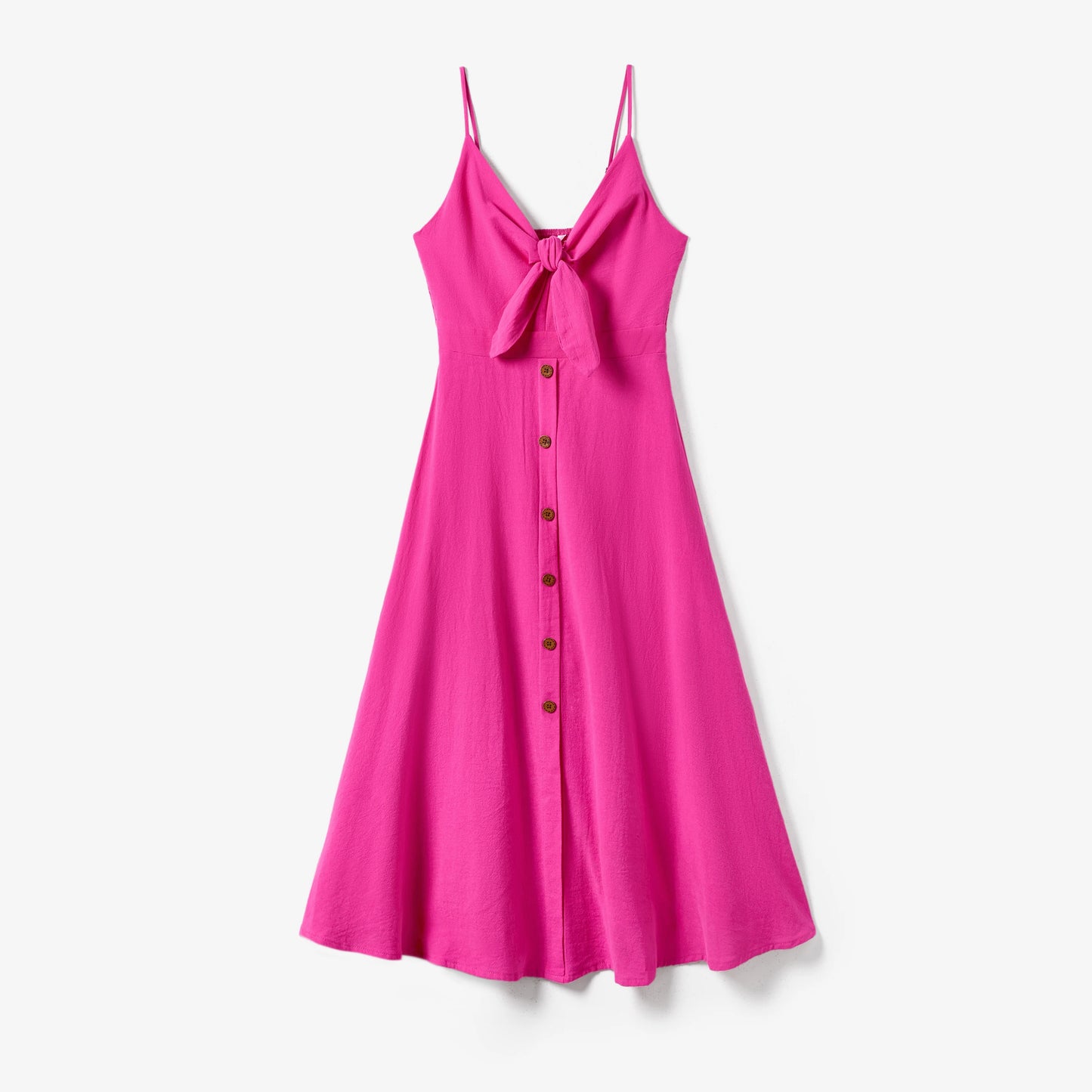 PATPAT Family Matching Colorblock TShirt and Neck Tie Dress