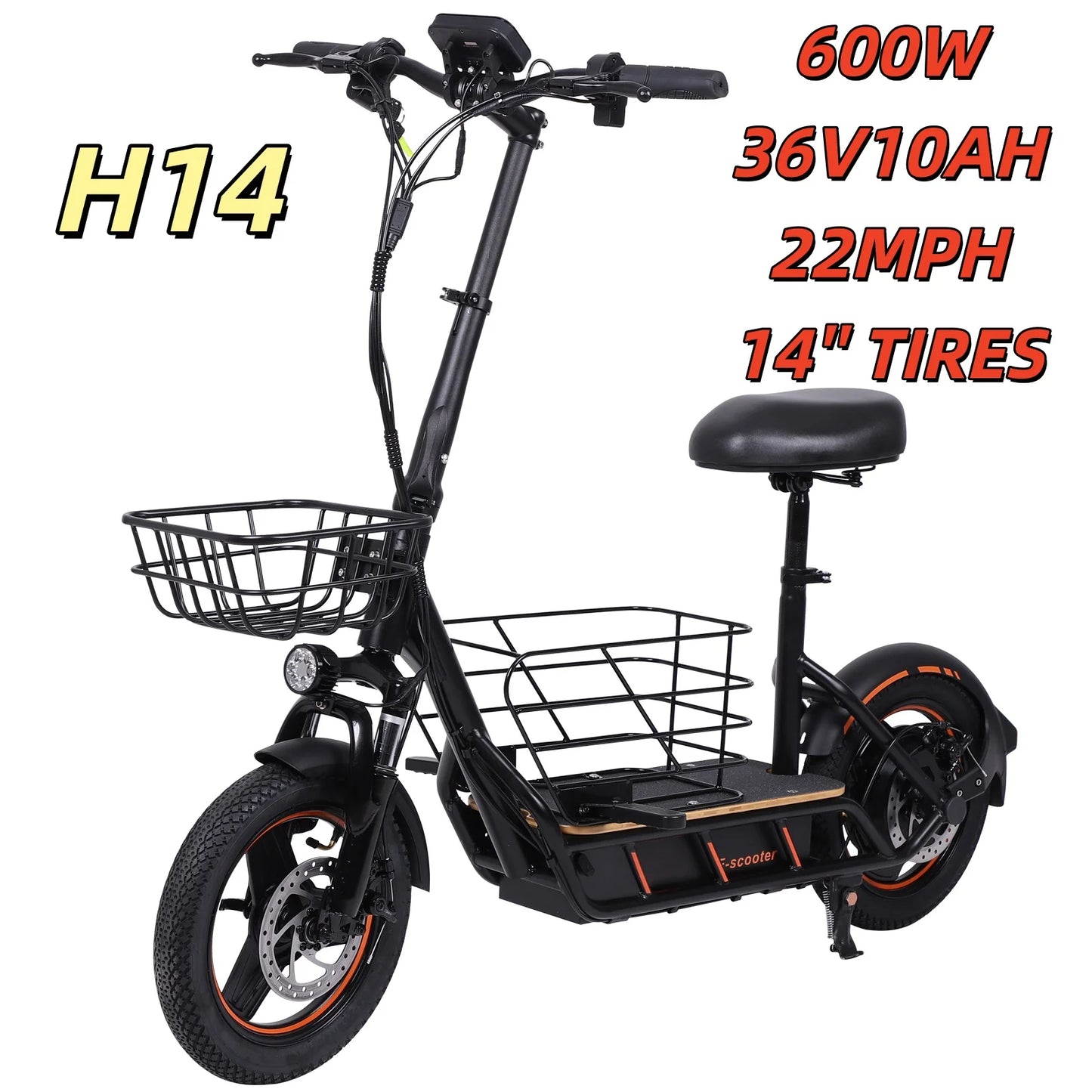 EOEOTWO 1200W Off Road Electric Scooter 48V Long Range 30MPH