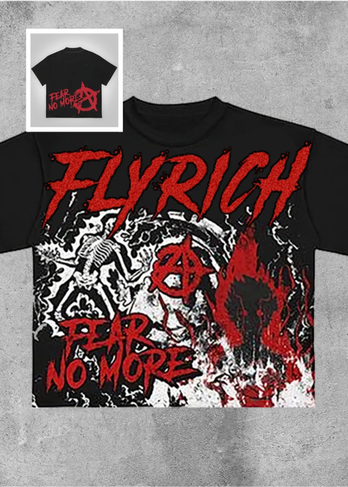 Unisex Graphic T Shirt Fly Rich Y2K Oversized Summer Tee