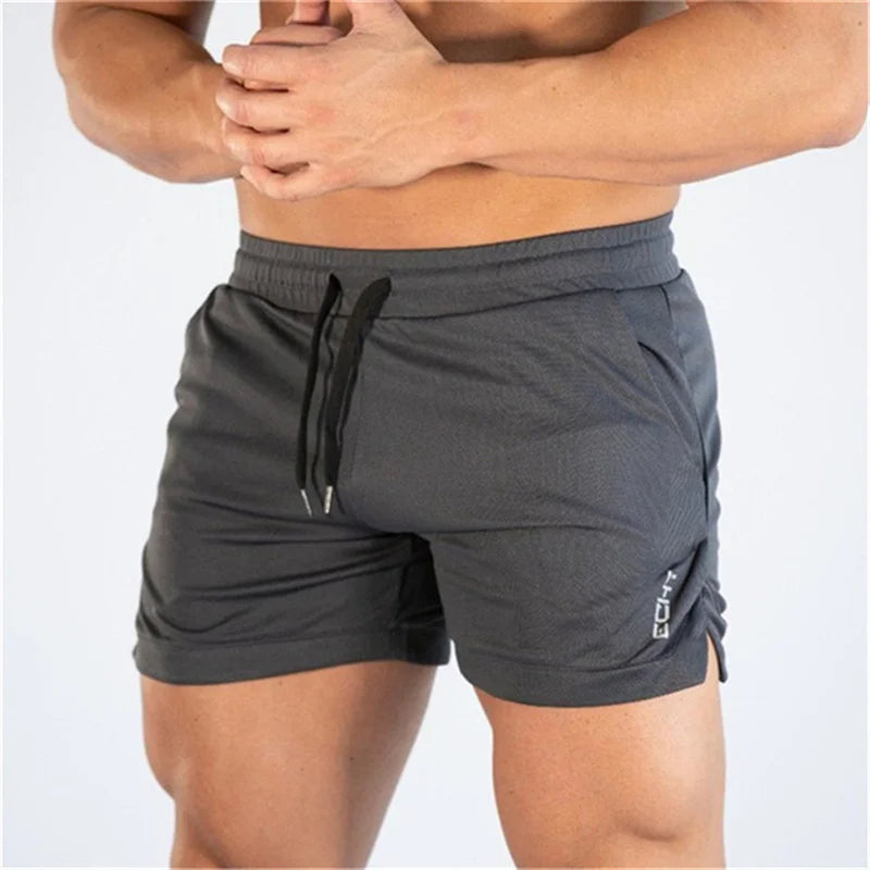 Men Breathable Quick Dry Mesh Sports Shorts Gym Beachwear