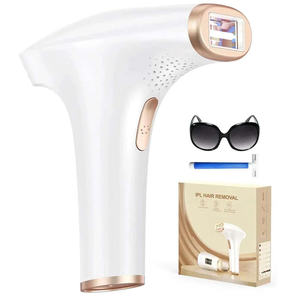 999900 Flashes IPL Hair Removal Safe Permanent Painless Epilator Face Body Arms Leg Whole Body Treament For Men Women Home Use