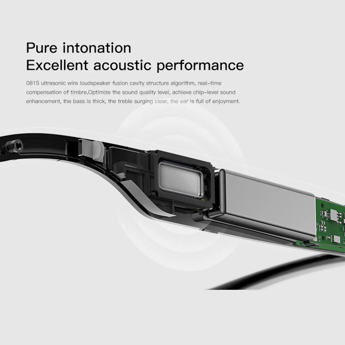 Fecoul Smart Glasses With Auto Dimming Lenses Built In Microphone And Speaker