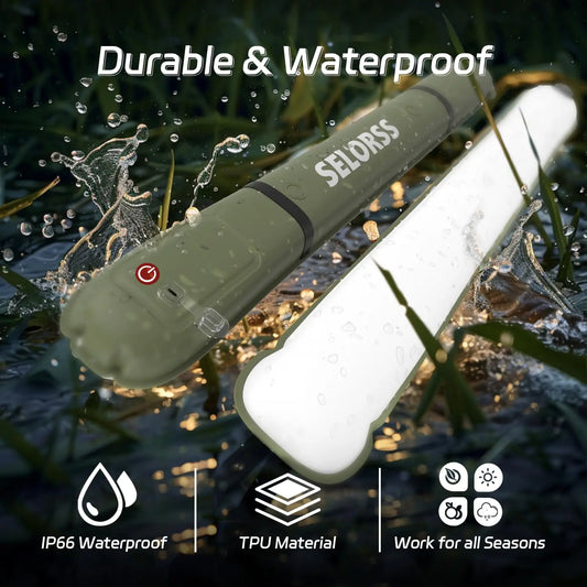 Rechargeable Portable Camping Light Waterproof Tent Lamp Spotlight