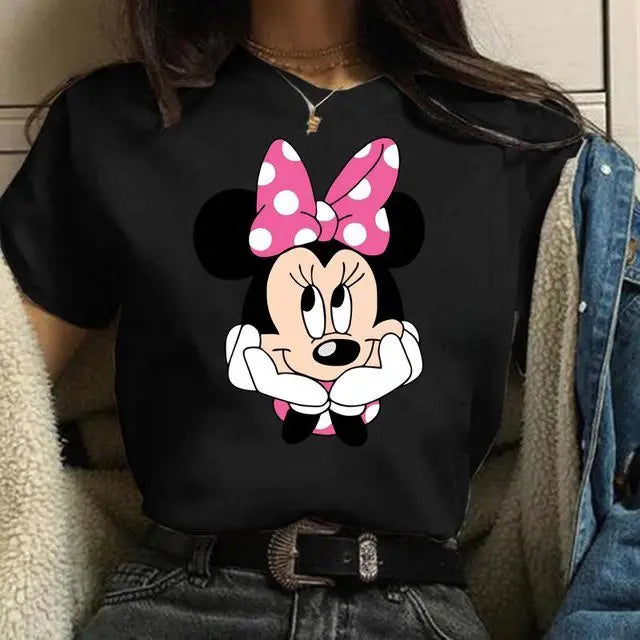 Disney Minnie Mouse Unisex Cotton Family Matching T Shirt