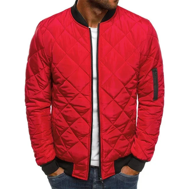 Lightweight Baseball Collar Mesh Jacket For Men Casual Winter Outerwear