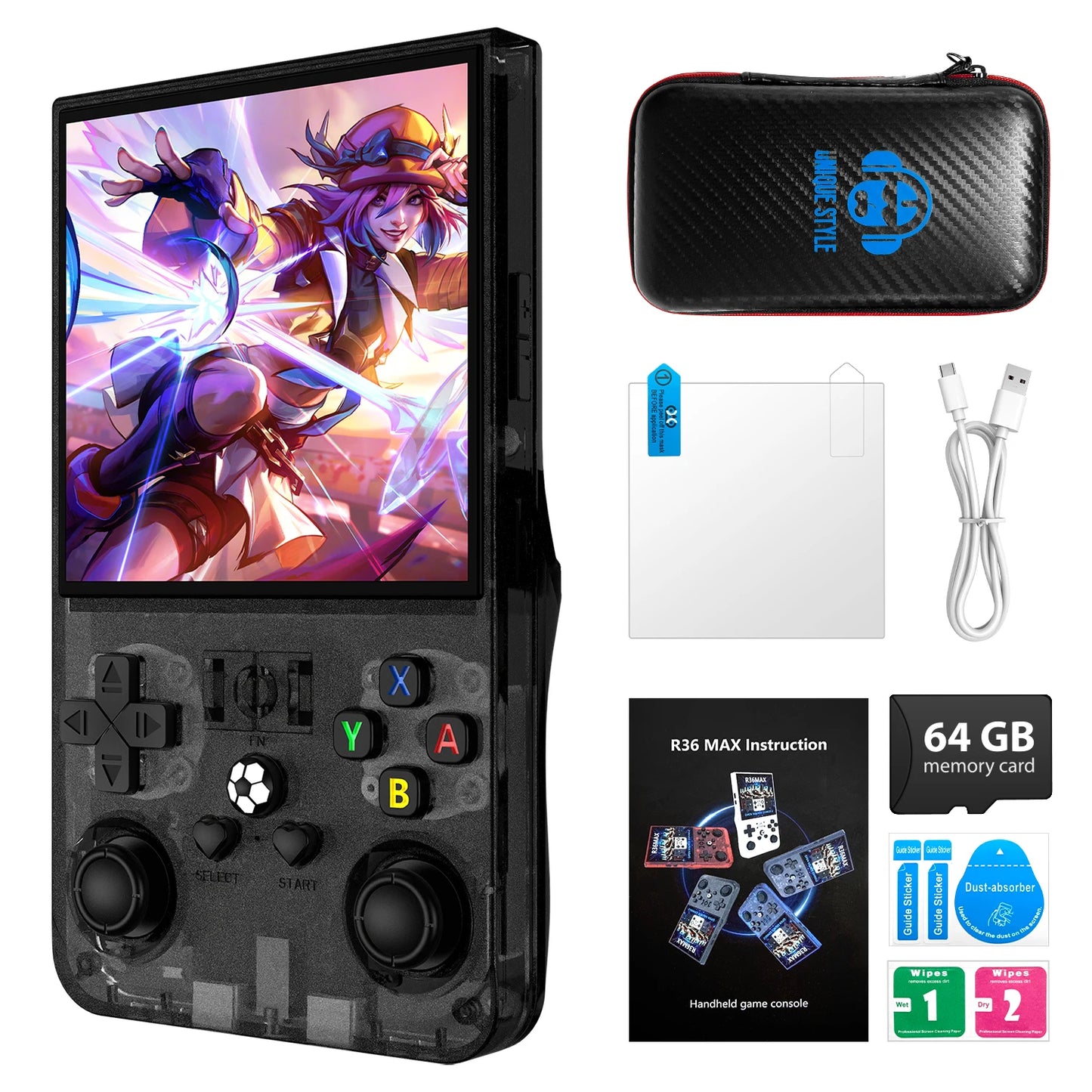 AISLP R36MAX Handheld Game Console RK3326 Retro Portable