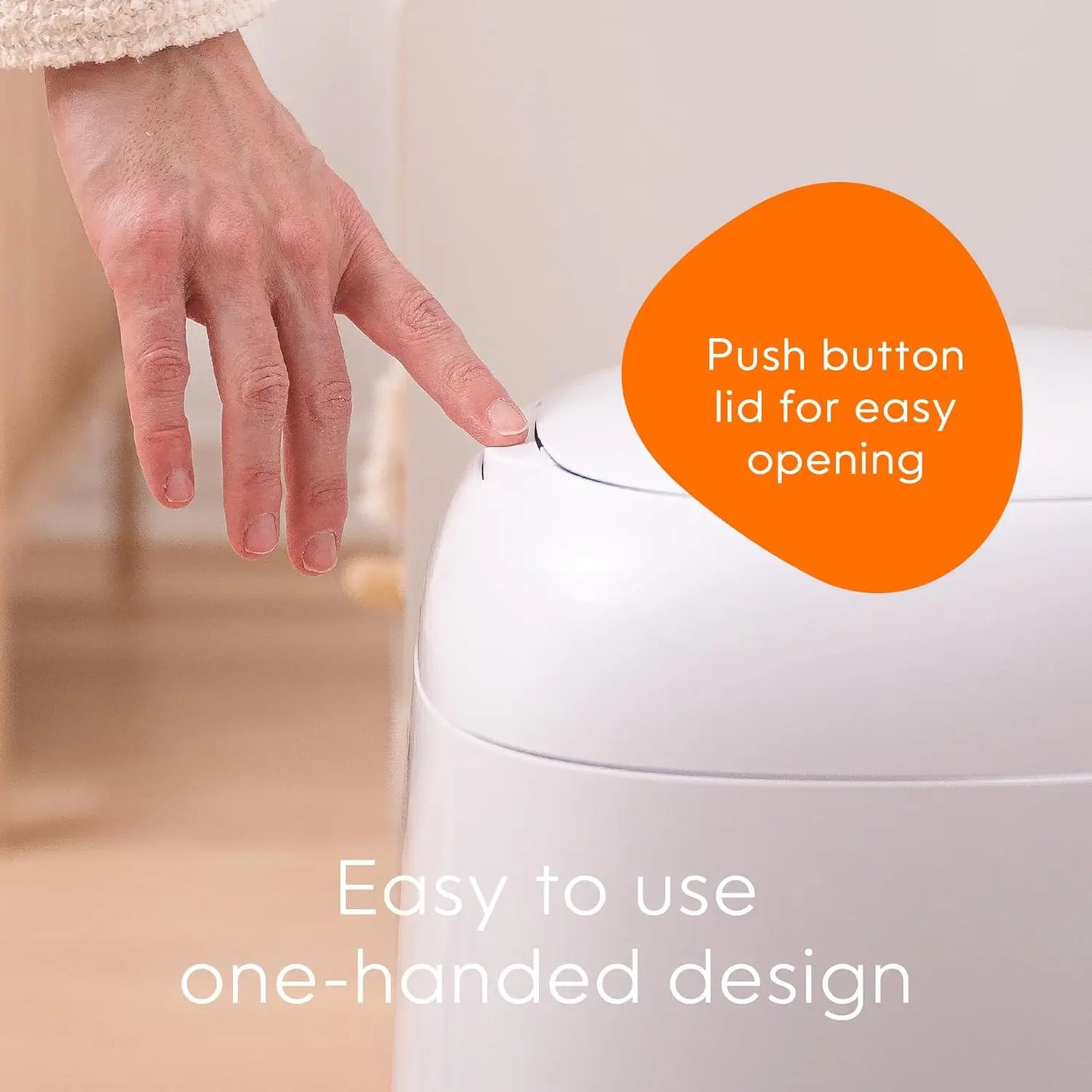 Closure Classic Diaper Pail Gift Set With Odor Control Refills