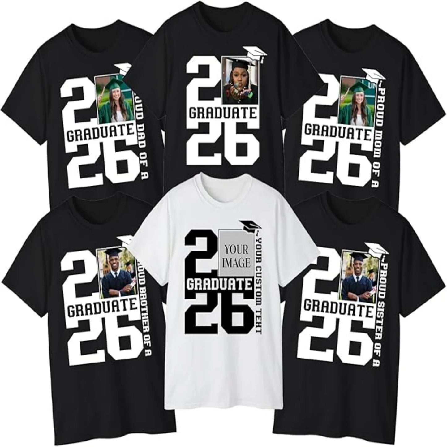 Proud Family Graduate Shirt Custom Photo For Student