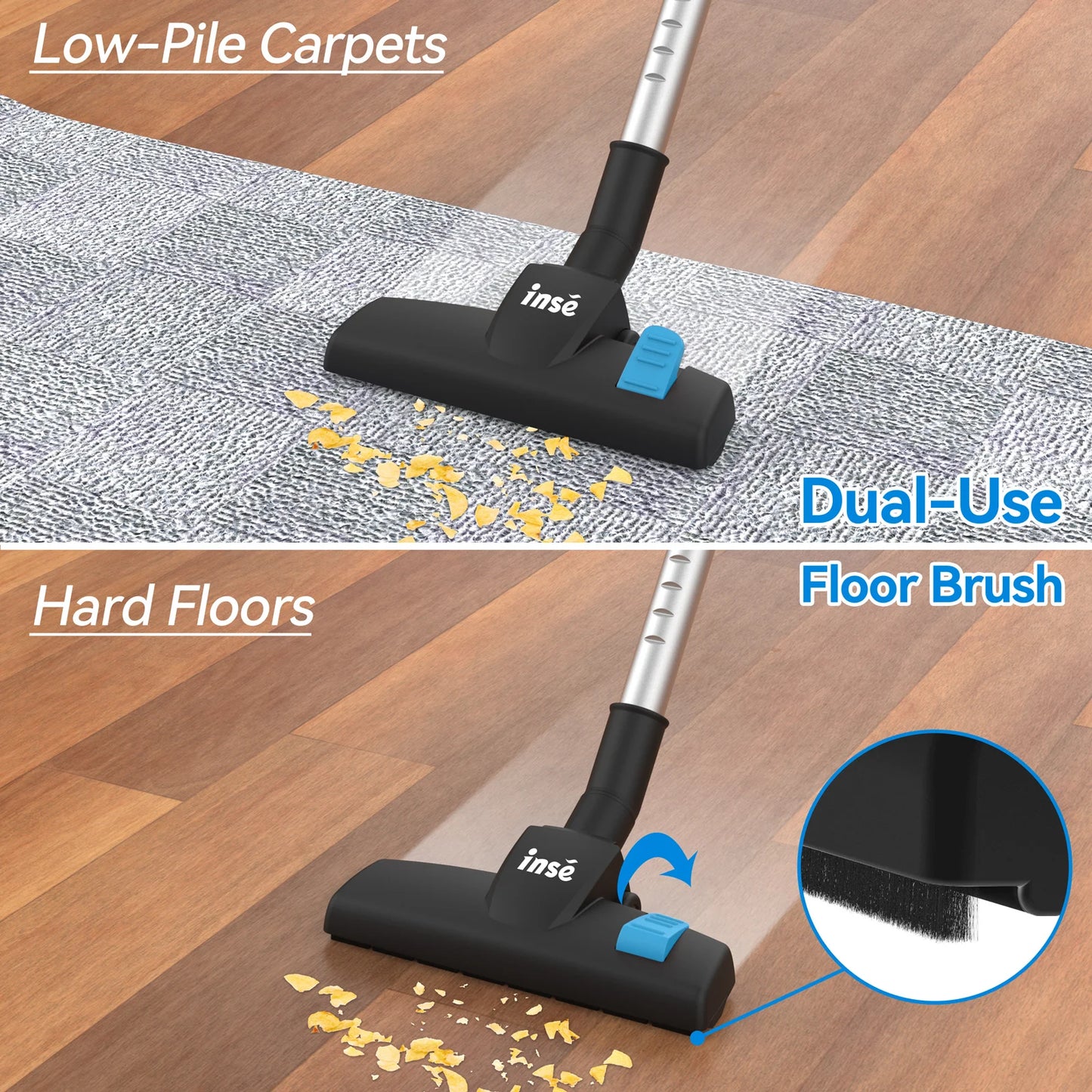 INSE I5 Corded Vacuum Cleaner with Powerful 18Kpa Suction