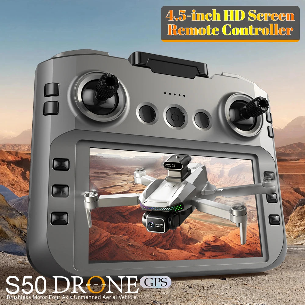 EY S50 Pro GPS QuadcopterPro Real-Time High-Definition Camera Obstacle-Avoidance